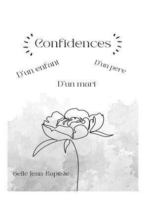 cover image of Confidences